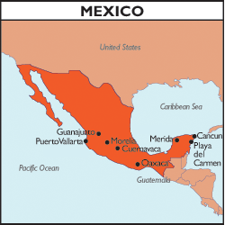 Map of Mexico