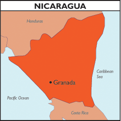 Map of Nicaragua