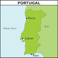 Map of Portugal