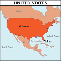 Map of United States