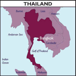 Map of Thailand