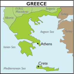 Map of Greece