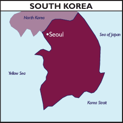 Map of Korea