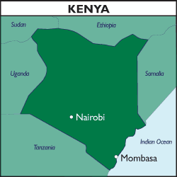 Map of Kenya