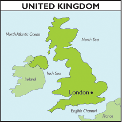 Map of United Kingdom