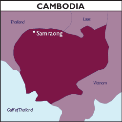 Map of Cambodia